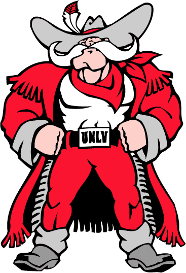 UNLV Rebels 1995-2005 Mascot Logo iron on paper